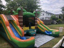 Tropical Dual Kids Water Slide